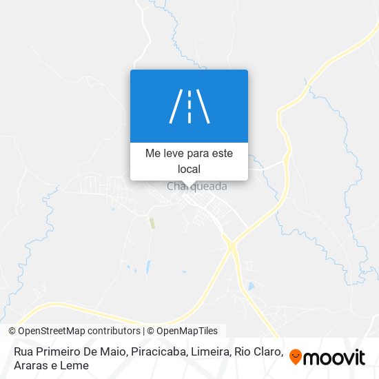 Rua Primeiro De Maio mapa