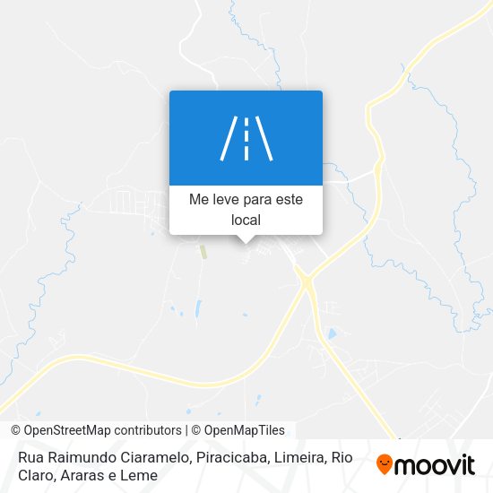 Rua Raimundo Ciaramelo mapa