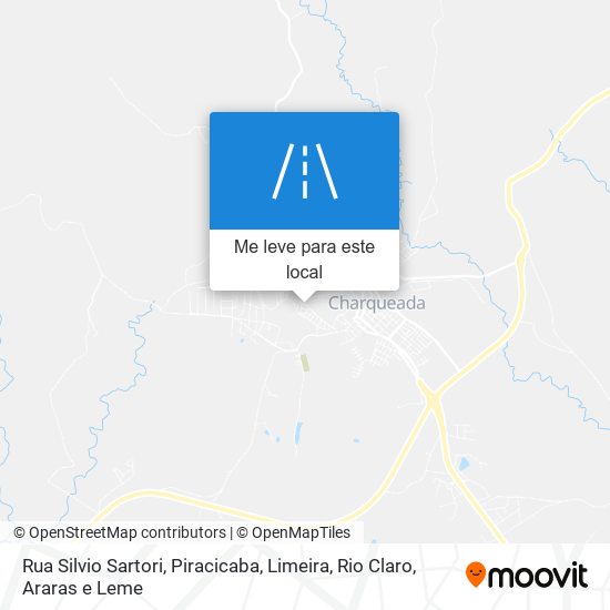 Rua Silvio Sartori mapa