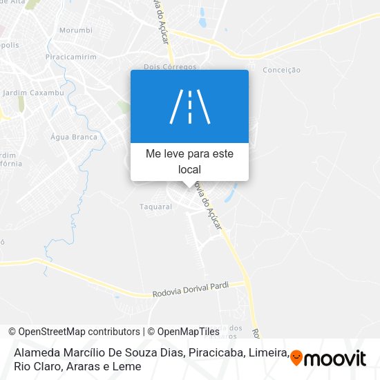Alameda Marcílio De Souza Dias mapa