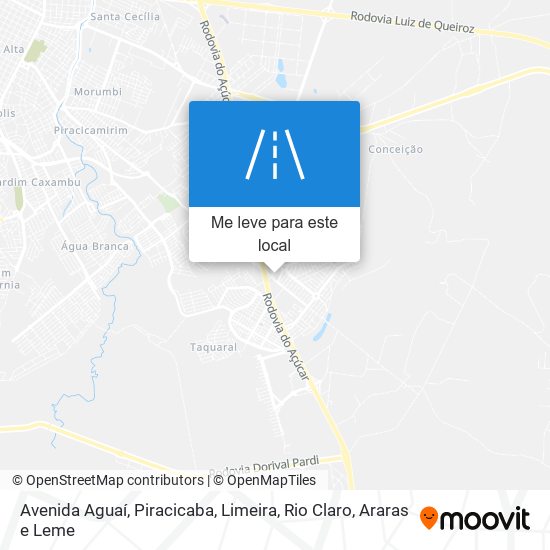 Avenida Aguaí mapa