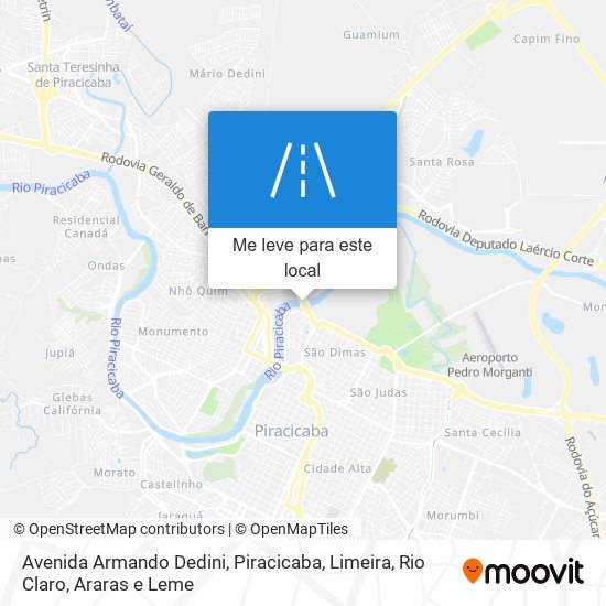 Avenida Armando Dedini mapa