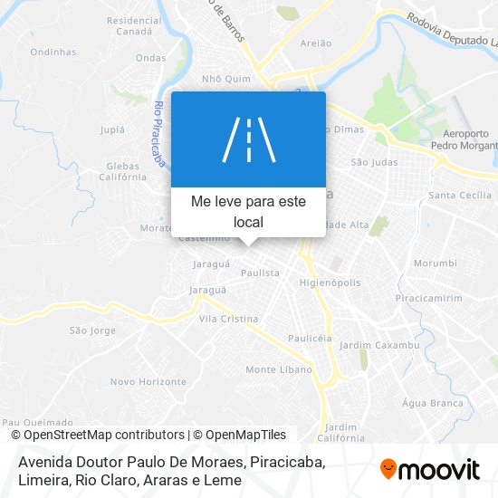 Avenida Doutor Paulo De Moraes mapa