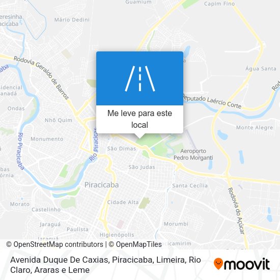 Avenida Duque De Caxias mapa