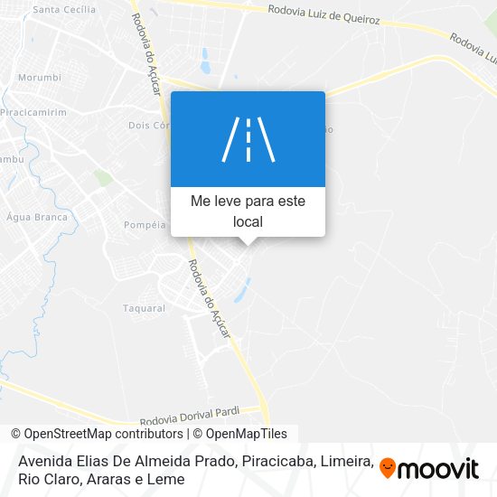 Avenida Elias De Almeida Prado mapa