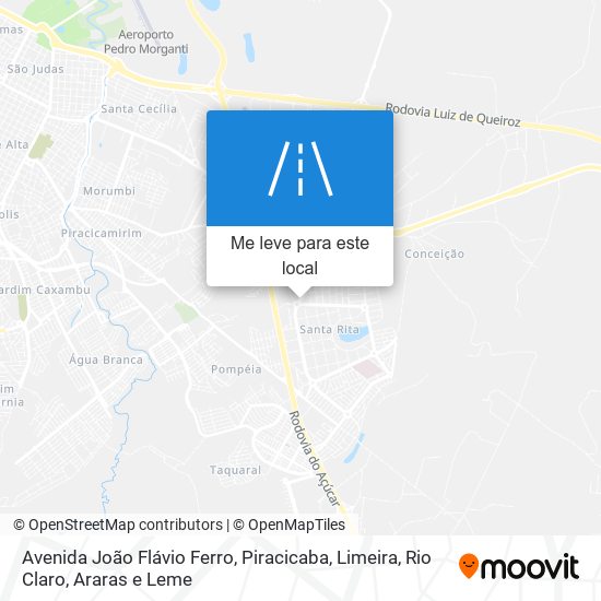 Avenida João Flávio Ferro mapa