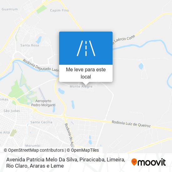 Avenida Patrícia Melo Da Silva mapa