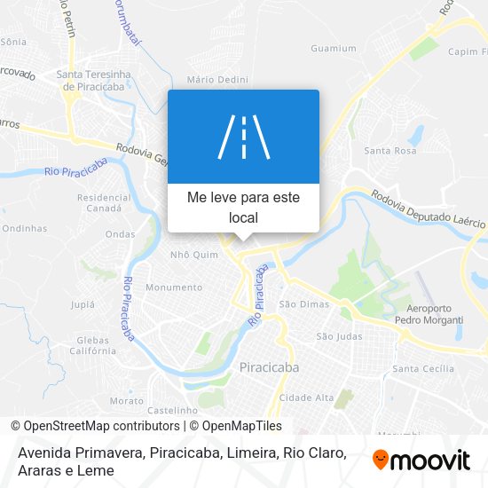 Avenida Primavera mapa
