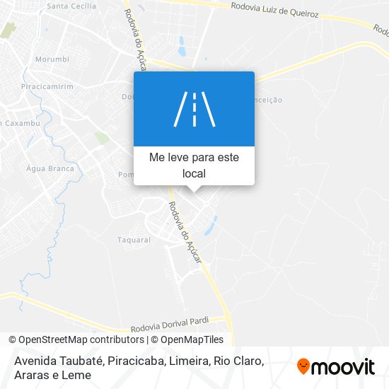 Avenida Taubaté mapa