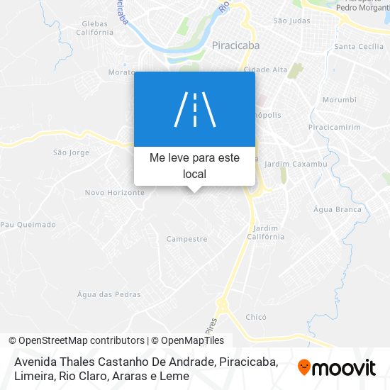 Avenida Thales Castanho De Andrade mapa