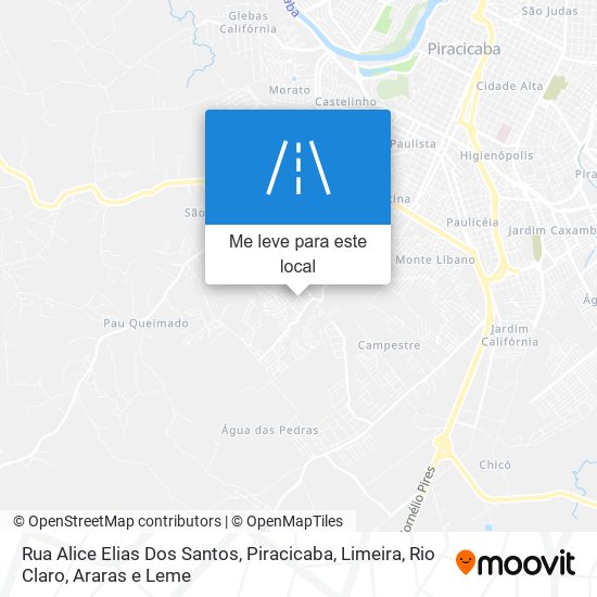 Rua Alice Elias Dos Santos mapa
