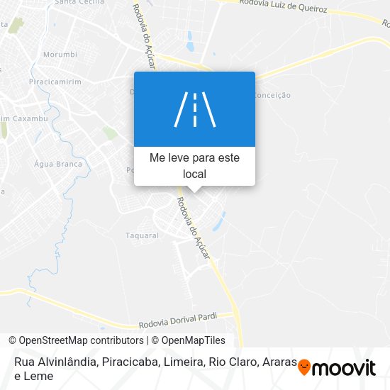 Rua Alvinlândia mapa
