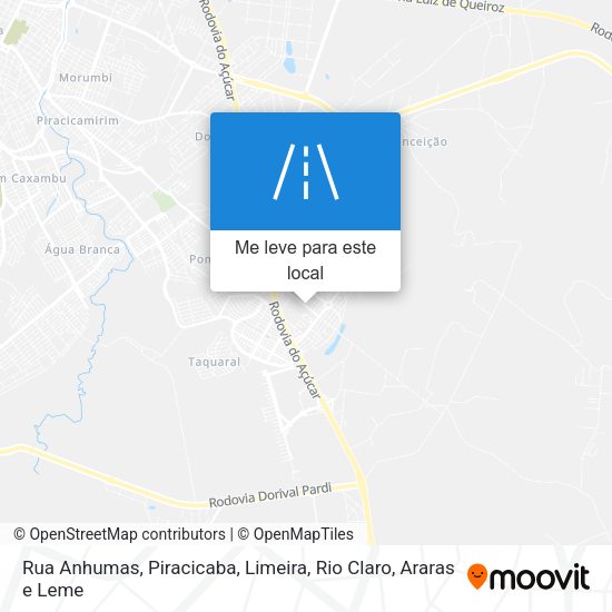 Rua Anhumas mapa