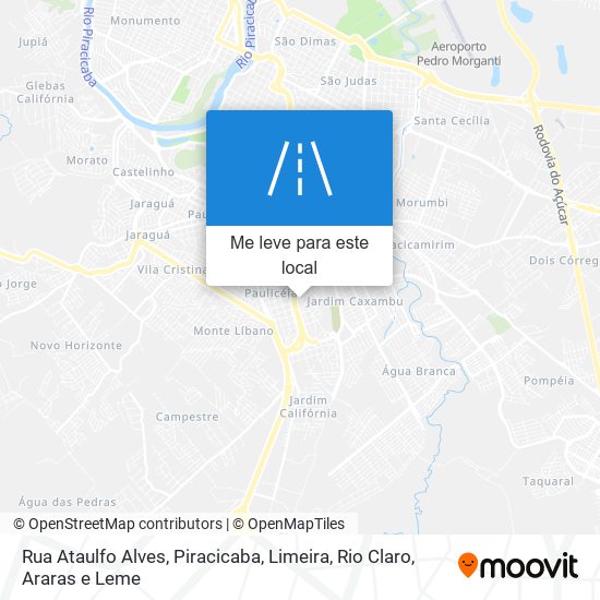 Rua Ataulfo Alves mapa