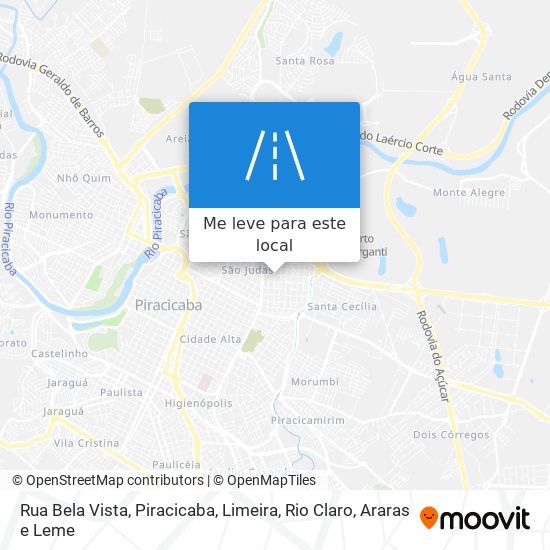 Rua Bela Vista mapa