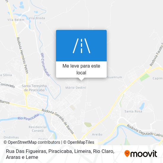 Rua Das Figueiras mapa