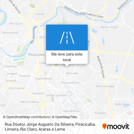Rua Doutor Jorge Augusto Da Silveira mapa