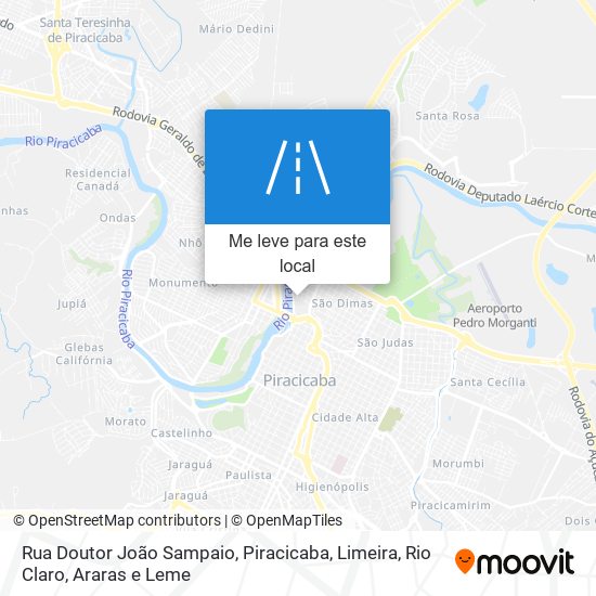 Rua Doutor João Sampaio mapa