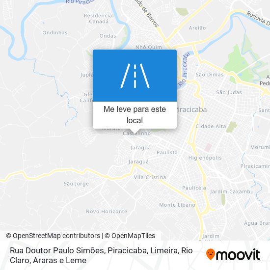 Rua Doutor Paulo Simões mapa