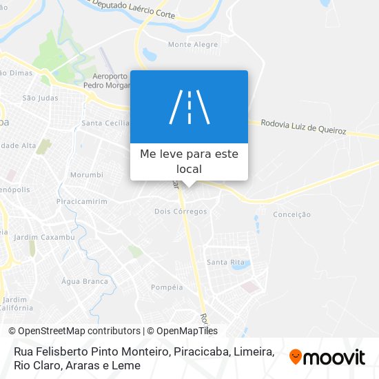 Rua Felisberto Pinto Monteiro mapa