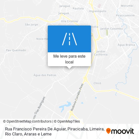 Rua Francisco Pereira De Aguiar mapa