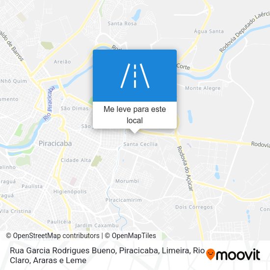 Rua Garcia Rodrigues Bueno mapa