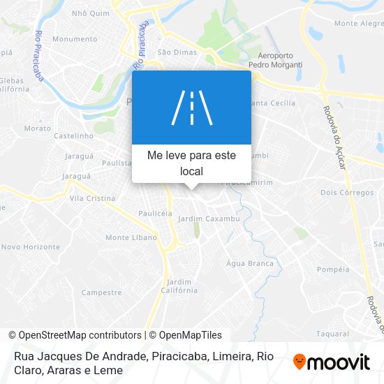 Rua Jacques De Andrade mapa