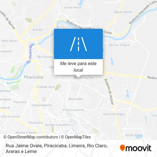 Rua Jaime Ovale mapa