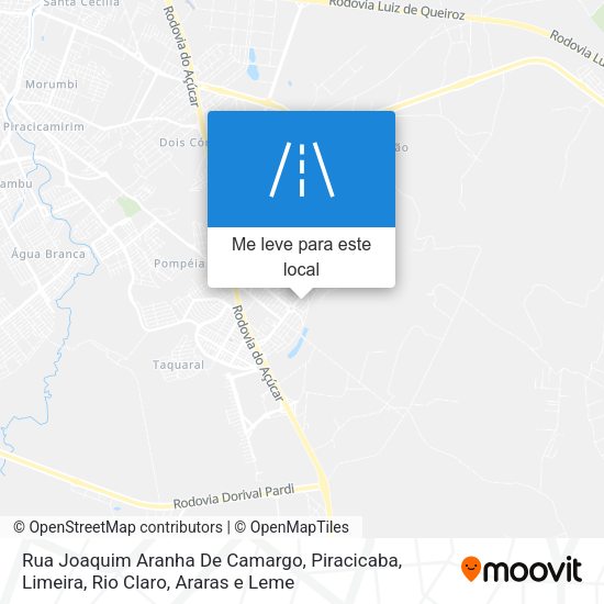 Rua Joaquim Aranha De Camargo mapa
