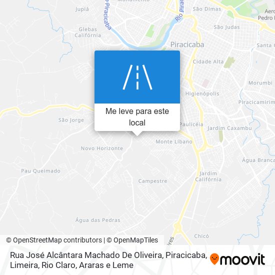 Rua José Alcântara Machado De Oliveira mapa