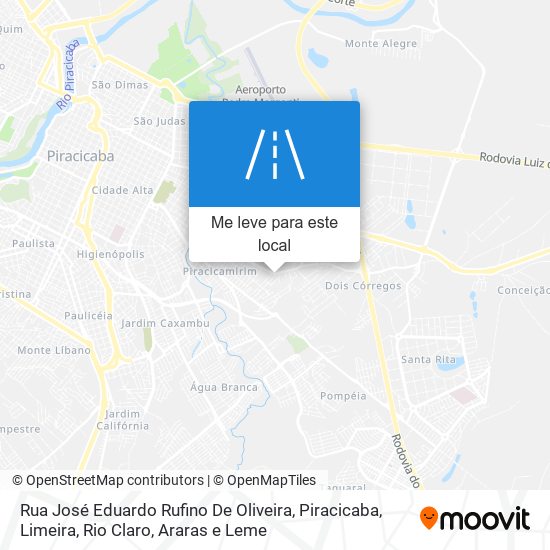 Rua José Eduardo Rufino De Oliveira mapa