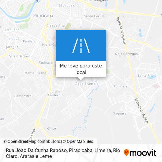 Rua João Da Cunha Raposo mapa