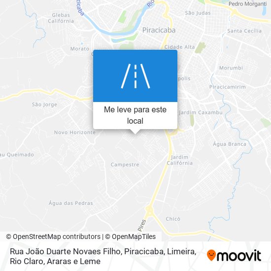 Rua João Duarte Novaes Filho mapa