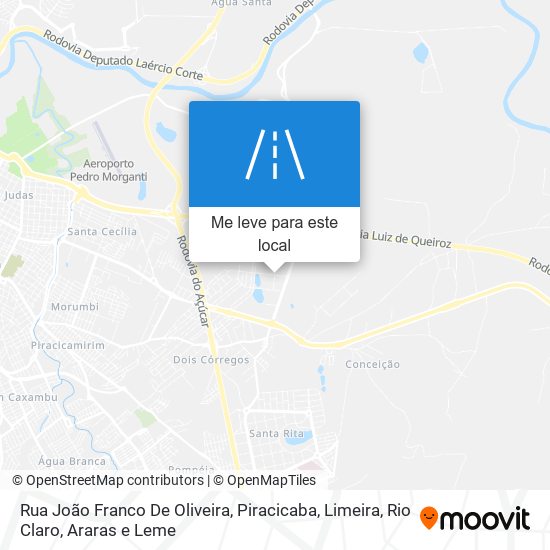 Rua João Franco De Oliveira mapa