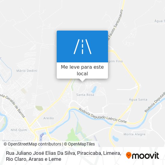 Rua Juliano José Elias Da Silva mapa