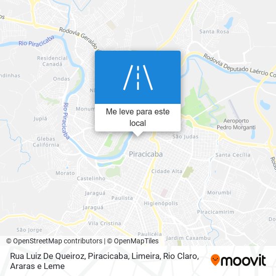 Rua Luiz De Queiroz mapa