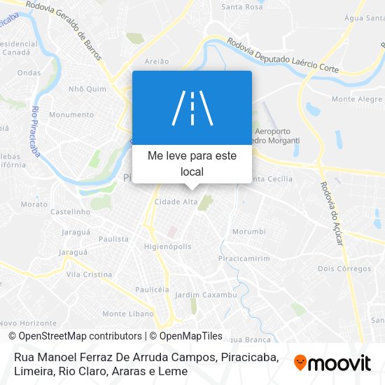 Rua Manoel Ferraz De Arruda Campos mapa