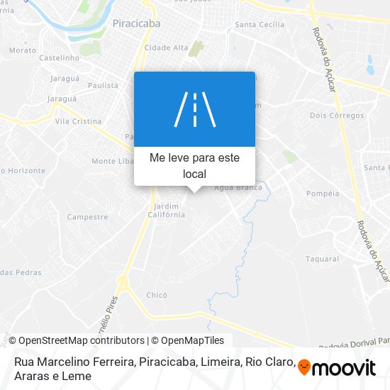 Rua Marcelino Ferreira mapa