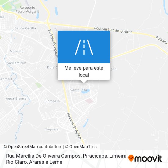 Rua Marcília De Oliveira Campos mapa