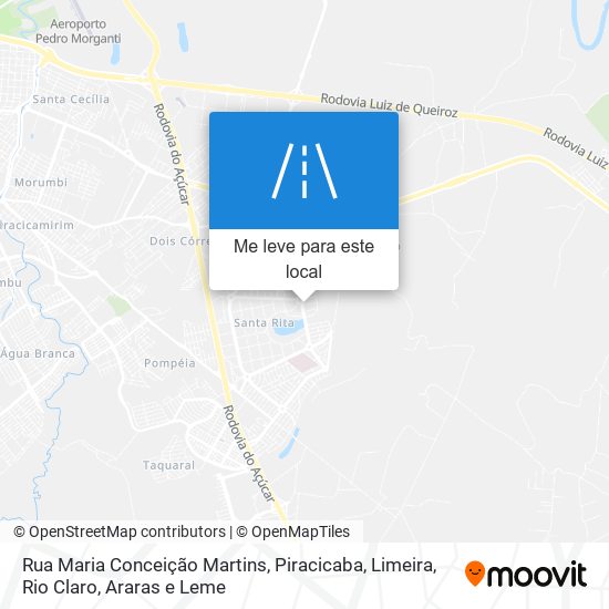 Rua Maria Conceição Martins mapa