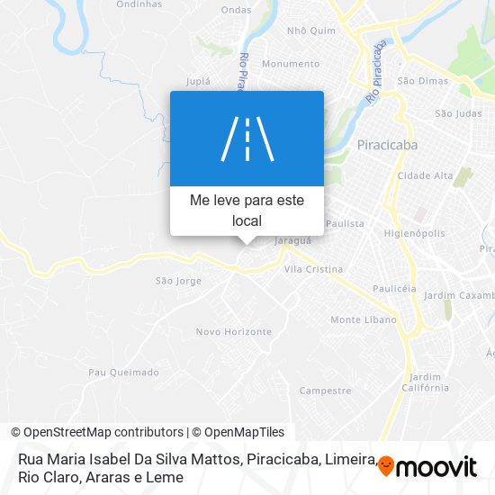 Rua Maria Isabel Da Silva Mattos mapa