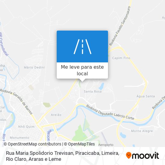 Rua Maria Spolidorio Trevisan mapa