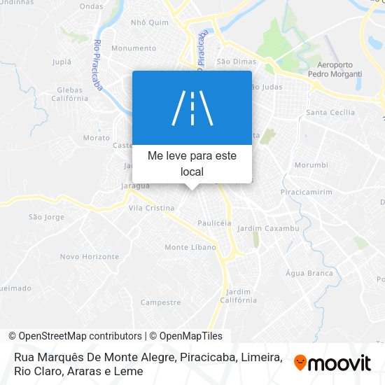 Rua Marquês De Monte Alegre mapa