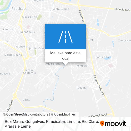 Rua Mauro Gonçalves mapa