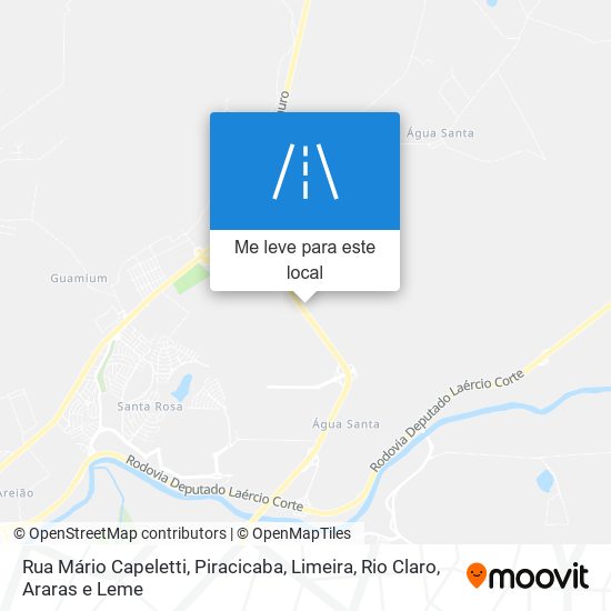 Rua Mário Capeletti mapa