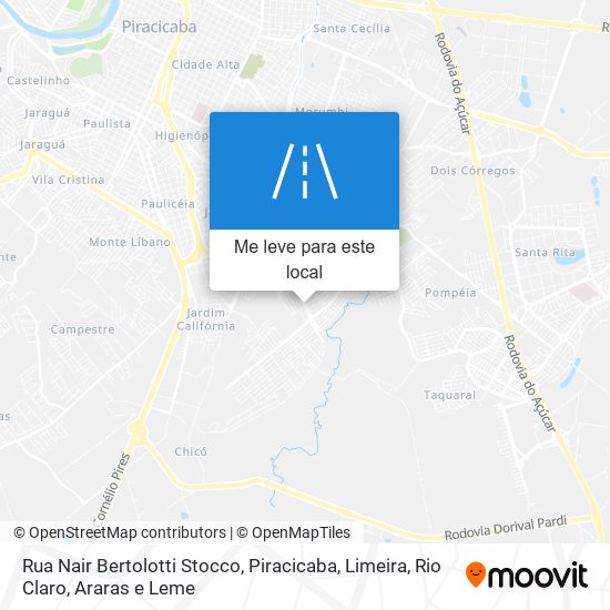 Rua Nair Bertolotti Stocco mapa