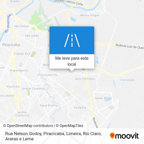 Rua Nelson Godoy mapa