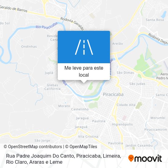 Rua Padre Joaquim Do Canto mapa