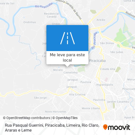 Rua Pasqual Guerrini mapa