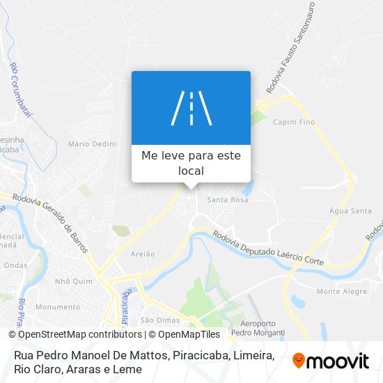 Rua Pedro Manoel De Mattos mapa